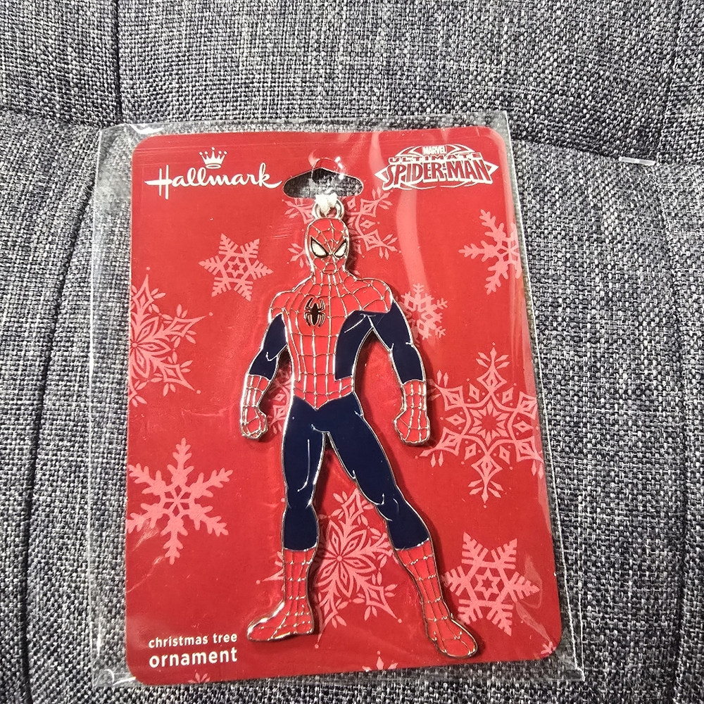 Hallmark Marvel Spider-Man Flat Christmas Ornament New